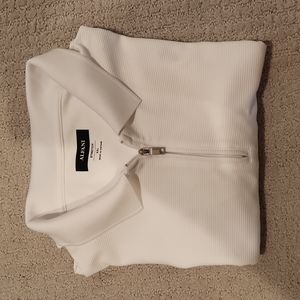 Mens XXL Alfani white polo shirt.